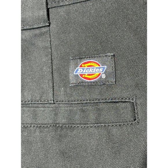 Dickies Custom Cargo Pants 30 x 32 Black with Painted Artwork Flames and Chains - Picture 16 of 16